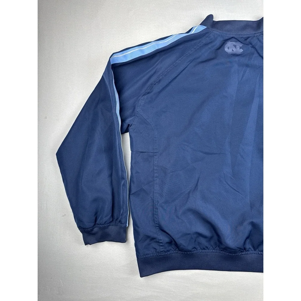 Nike Team North Carolina Tar Heels Pullover Windbreaker Jacket XL Blue Y2K